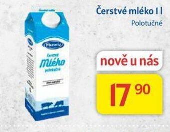 Kubík potraviny Čerstvé mléko 1l nabídka