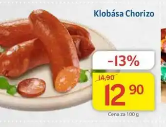 Kubík potraviny Klobása Chorizo 100g nabídka
