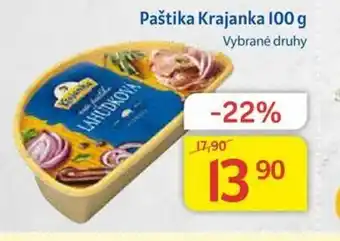 Kubík potraviny Paštika Krajanka 100g nabídka