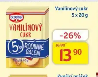 Kubík potraviny Vanilínový cukr 5x20g nabídka