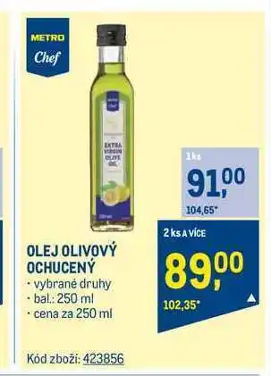 Makro Metro chef olej olivový ochucený 250 ml nabídka