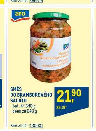 Makro Aro směs do bramborového salátu 640 g nabídka