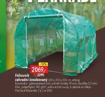 Globus Fóliovník zahradní šroubovaný nabídka