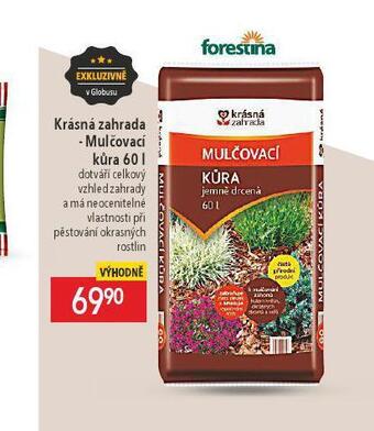 Globus Krásná zahrada - mulčovací kůra nabídka
