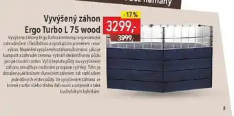 Vyvýšený záhon ergo turbo