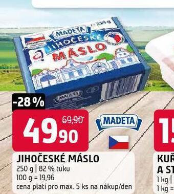 Terno Jihočeské máslo nabídka