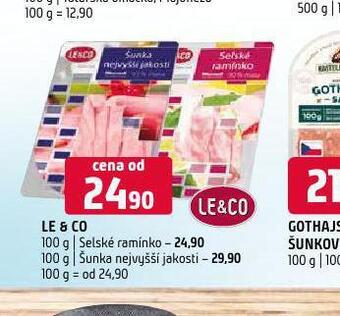 Terno Le & co šunka nejvyšší jakosti nabídka