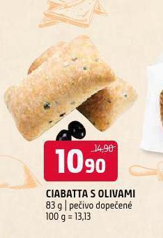 Terno Ciabatta s olivami nabídka