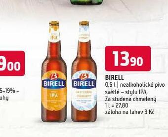 Terno Pivo birell nealko nabídka