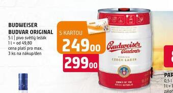 Terno Pivo budweiser budvar original nabídka