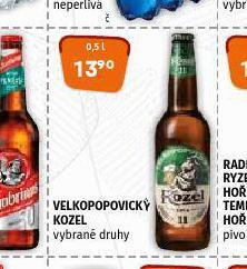 Terno Pivo velkopopovický kozel 11 nabídka