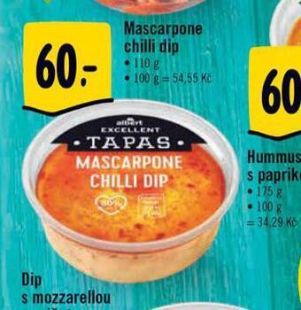 Albert Mascarpone chilli dip nabídka
