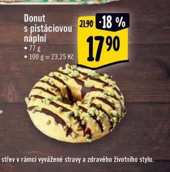 Albert Donut s pistáciovou náplní nabídka