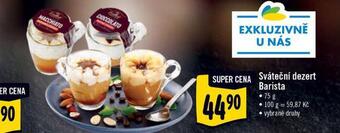 Albert Sváteční dezert barista nabídka