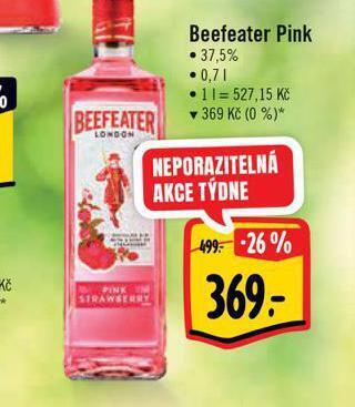 Albert Beefeater pink nabídka
