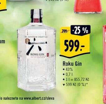 Albert Roku gin nabídka