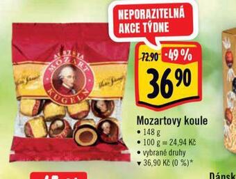 Albert Mozartovy koule nabídka
