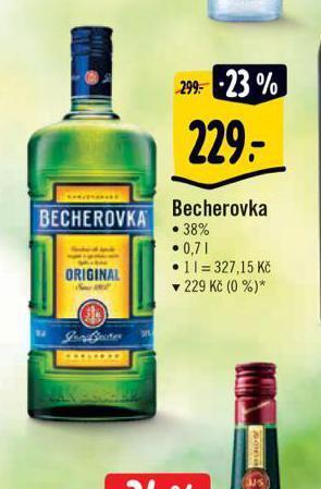 Albert Becherovka nabídka