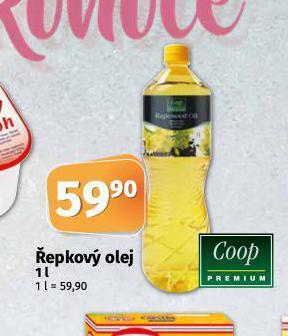 Coop Řepkový olej nabídka