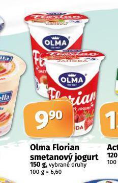 Coop Olma florian smetanový jogurt nabídka