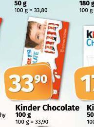 Coop Kinder chocolate nabídka