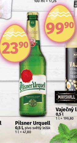 Coop Pivo pilsner urquell nabídka