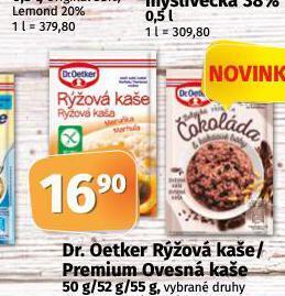 Coop Dr. oetker premium ovesná kaše nabídka