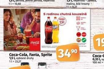 Coop Coca cola, fanta, sprite nabídka
