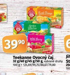 Coop Teekanne ovocný čaj nabídka