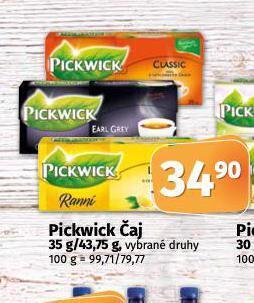 Coop Pickwick čaj nabídka