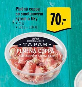 Albert Plněná coppa se smetanovým sýrem a fíky nabídka