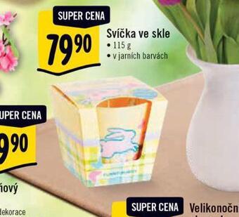 Albert Svíčka ve skle nabídka