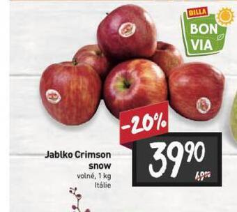 Billa Jablko nabídka