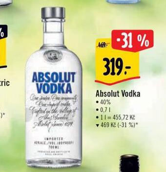 Albert Absolut vodka nabídka