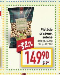 Billa Pistácie nabídka