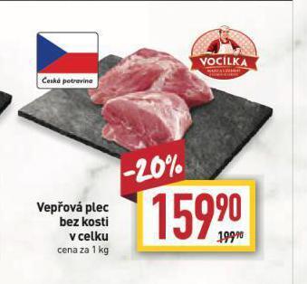 Billa Vepřová plec bez kosti nabídka