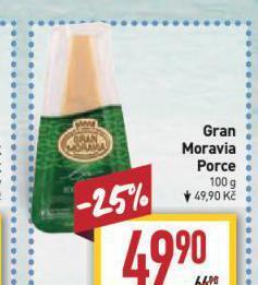 Billa Gran moravia porce nabídka