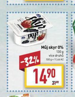 Billa Můj skyr nabídka