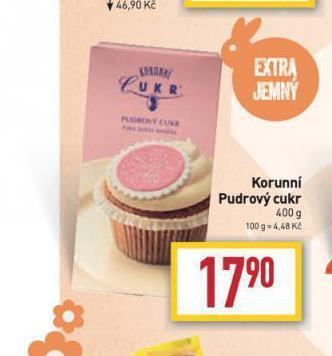 Billa Korunní pudrový cukr nabídka