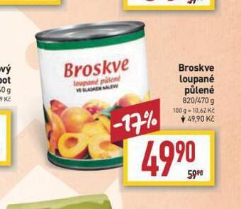 Billa Broskve nabídka