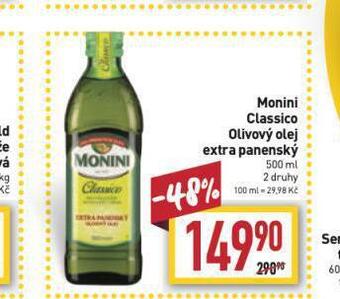 Billa Monini olivový olej nabídka