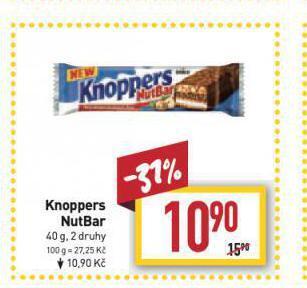 Billa Knoppers nutbar nabídka