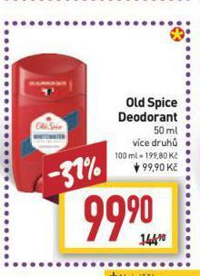 Billa Old spice deodorant nabídka