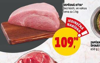 Penny Market Vepřová kýta bez kosti nabídka