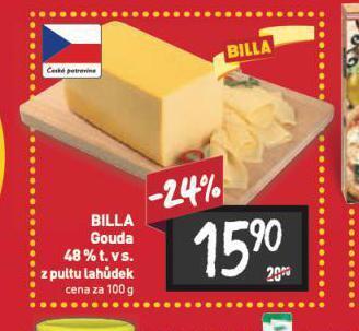 Billa Gouda nabídka