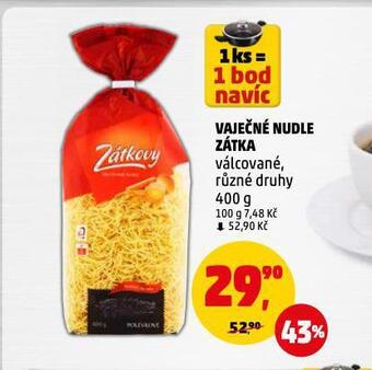 Penny Market Vaječné nudle zátka nabídka