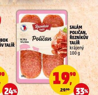 Penny Market Salám poličan nabídka