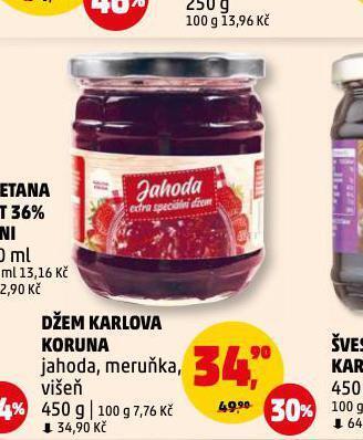 Penny Market Džem karlova koruna nabídka