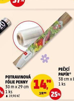 Penny Market Potravinová fólie penny nabídka