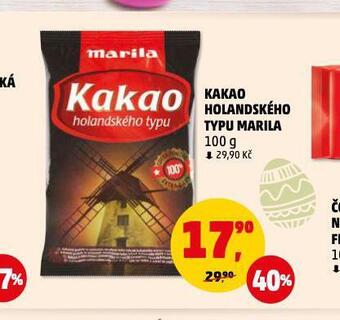 Penny Market Kakao holandského typu marila nabídka